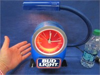 bud light clock with light - 1991