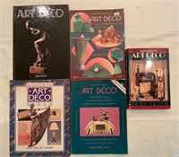 Lot of 5 Art Deco Collectors Books