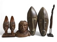 Tribal Wood Masks