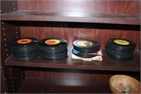 Vintage Records 45's; Beatles, Ray Charles, etc