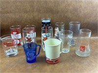 Selection of Vintage Collector Glasses