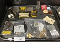 Metal Register Banks, Clock Parts/Pieces.