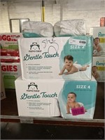 1LOT (4) ASSORTED KIDS DIAPERS INCLUDING SIZES 2,