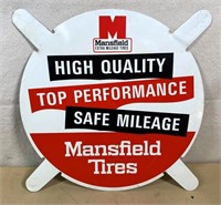 Vintage Mansfield TIRES dispay sign