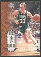 Shiny Embossed Larry Bird Boston Celtics