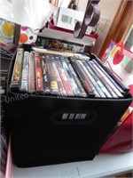 2 totes of DVDs