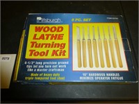 8 PC Wood Lathe Turning Tool Kit