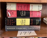 Lot Four Winston Churchill Books