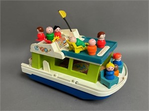 Vintage Fisher Price Little People Houseboat