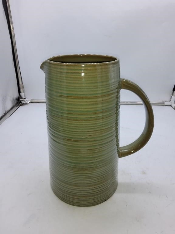 Hearth and hand green pitcher vase