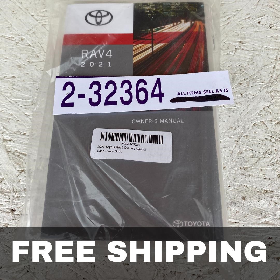 2021 Toyota Rav4 Owners Manual