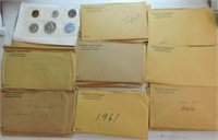 1955-64 proof sets, 10 sets