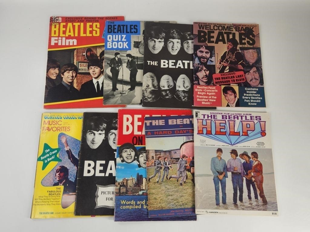 9) VINTAGE THE BEATLES MAGAZINES