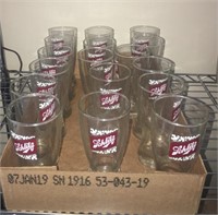 17-Schlitz Beer Glasses