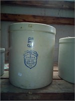 5 gal. UHL pottery crock