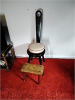 Dunce stool and ottoman