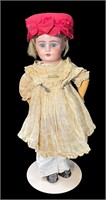 Antique Bisque Porcelain Doll