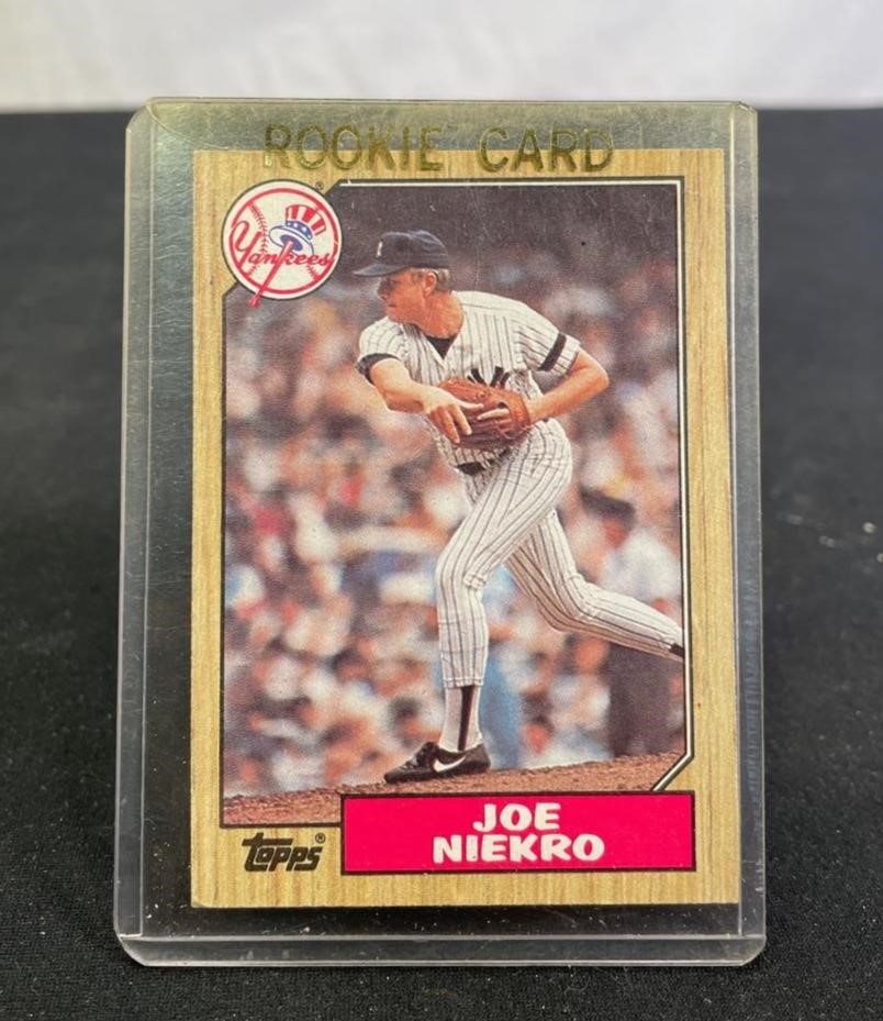 Joe Niekro Rookie Card 1987