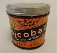 PICOBAC PIPE TOBACCO TIN