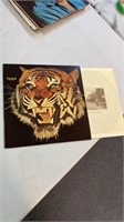 Vinyl record tiger