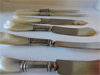 Antique Sterling Silver Knife Collection