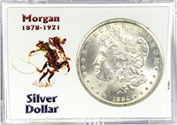 1884-CC Morgan Silver Dollar MS-64 PL Quality