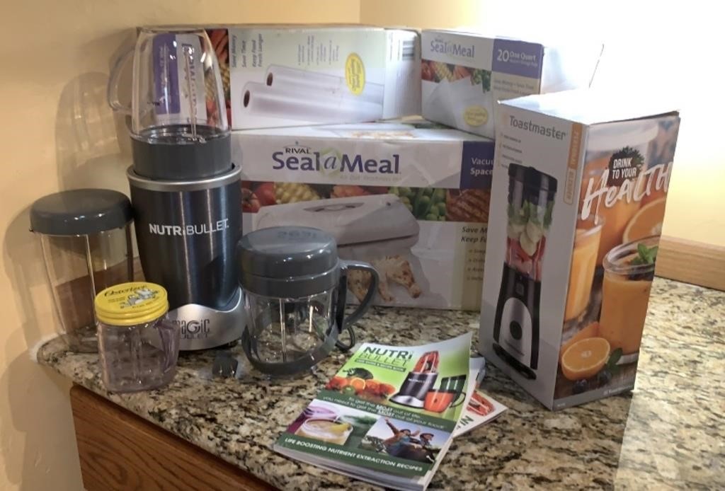 Rival Vacuum Sealer and Nutri Bullet