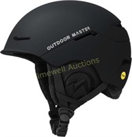 OutdoorMaster ELK MIPS Ski Helmet  Black  Lg