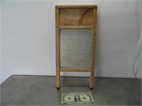 Washboard glass antique
