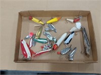 Assortment of fishing lures