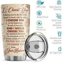 20oz Stainless Steel Tumblers - Wife Gifts