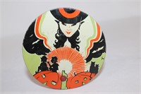 1930s T. Cohn Noisemaker with Witch & Pumpkins
