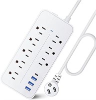 20FT Surge Protector Power Strip Extension Cord