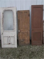 3 old doors