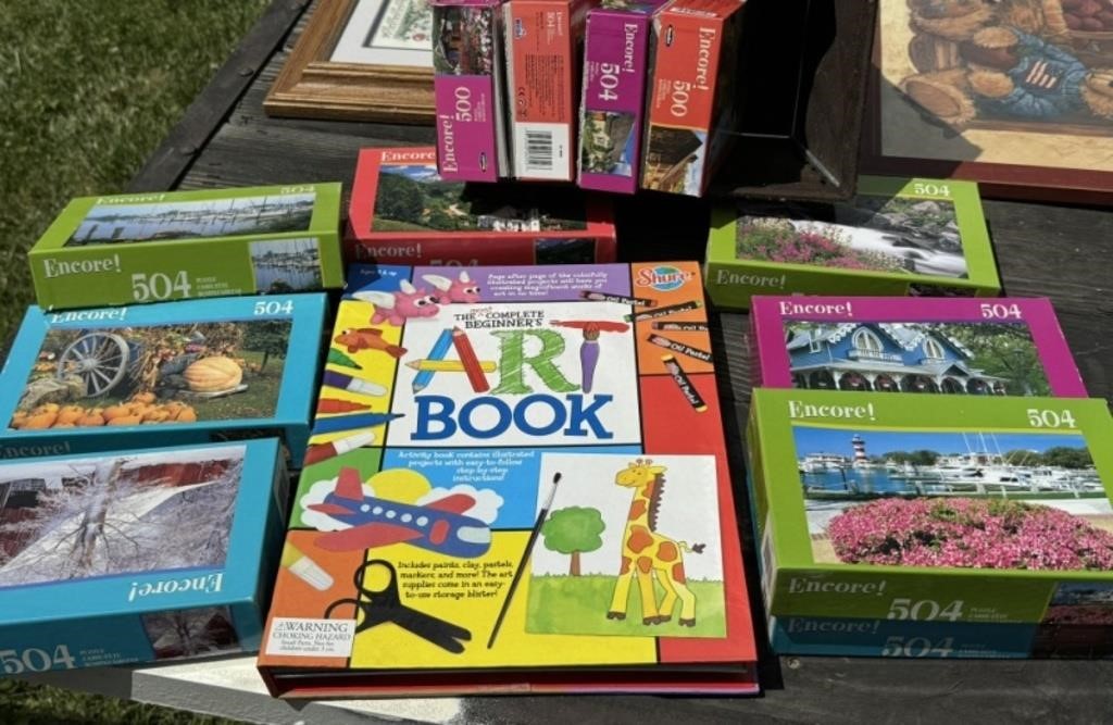 Art Book & Puzzles