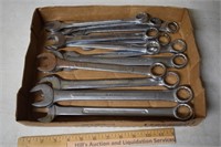 Flat of Large End Wrenches