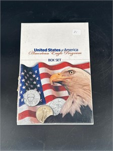 US AMERICAN EAGLE BOX SET 1986-2005 .999 SILVER $1