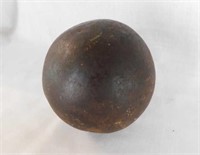 Small antique cannon ball