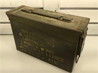 Metal ammo can with approx. 80 rounds .223 Rem