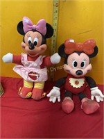 Two Minnie Mouse Dolls