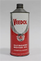 VEEDOL OUTBOARD MOTOR OIL CAN