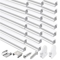 Tiianmai 20-Pack 3.3ft/1Meter U Shape led Channel