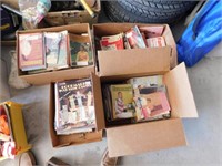 4 BOXES OF WORKBOOK MAGAZINES & OTHERS