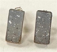Lavender Quartz Cluster Earrings