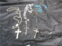 3 Vintage Rosaries