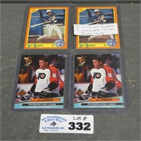 Eric Lindros Baseball & Hockey Rookie Cards