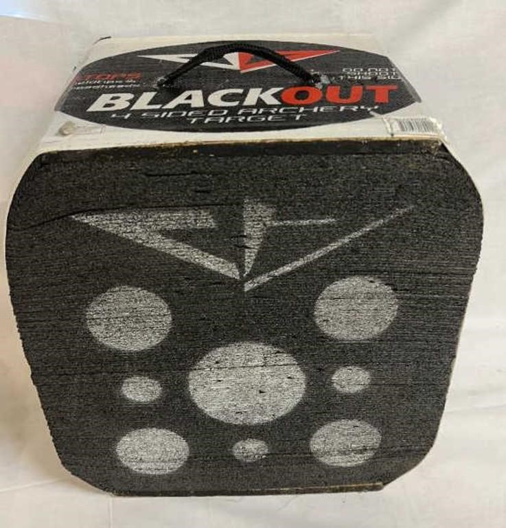 BlackOut 4-Sided Layered Foam Archery Target