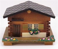 Swiss Wooden House Music Box