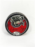 SIGNED HOCKEY PUCK