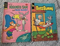 Lot of 2 Vintage Bugs Bunny Comic Books